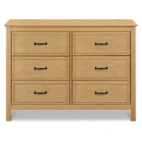Charlie 6-Drawer Double Dresser - Honey 