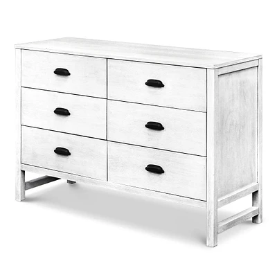 Fairway 6-Drawer Double Dresser - Cottage White
