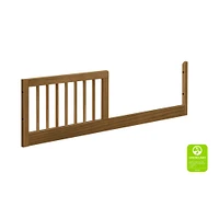 toddler bed conversion walnut