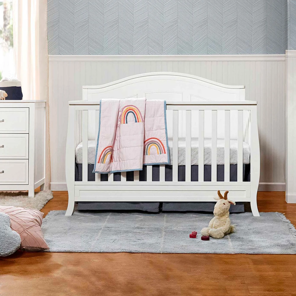 Couchette Convertible 4-en-1 Emmett - Blanc