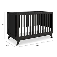 Otto 3-in-1 Convertible Crib - Ebony