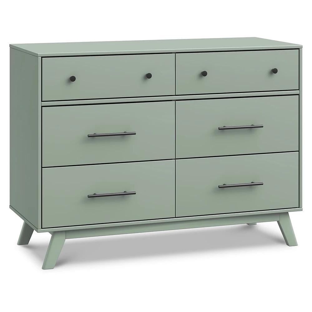Otto 6-Drawer Dresser- Sage 