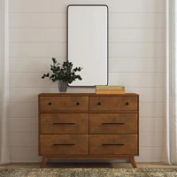 Commode 6 Tiroirs Otto - Noyer