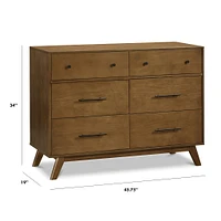 Commode 6 Tiroirs Otto - Noyer