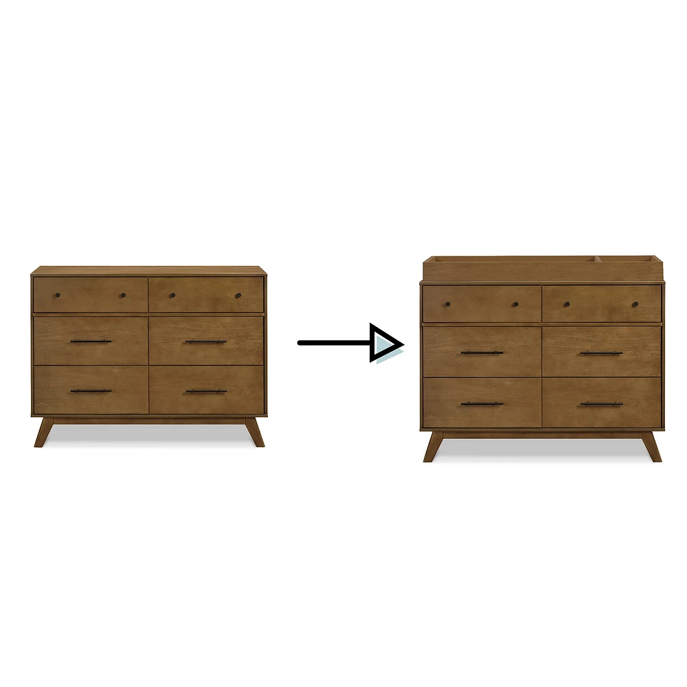 Commode 6 Tiroirs Otto - Noyer