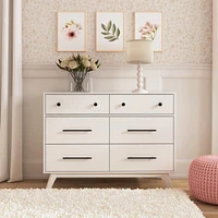 Otto 6-Drawer Dresser - White