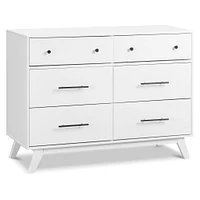 Otto 6-Drawer Dresser - White