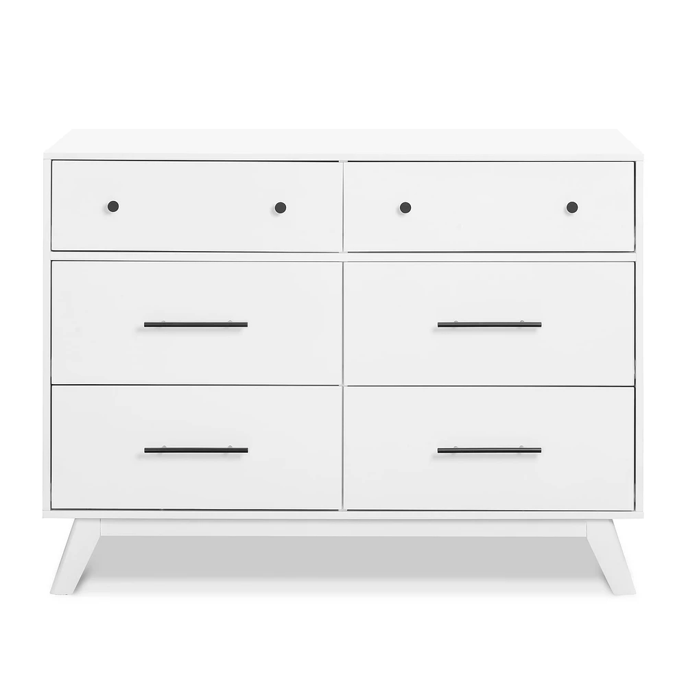 Otto 6-Drawer Dresser - White