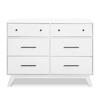 Otto 6-Drawer Dresser - White