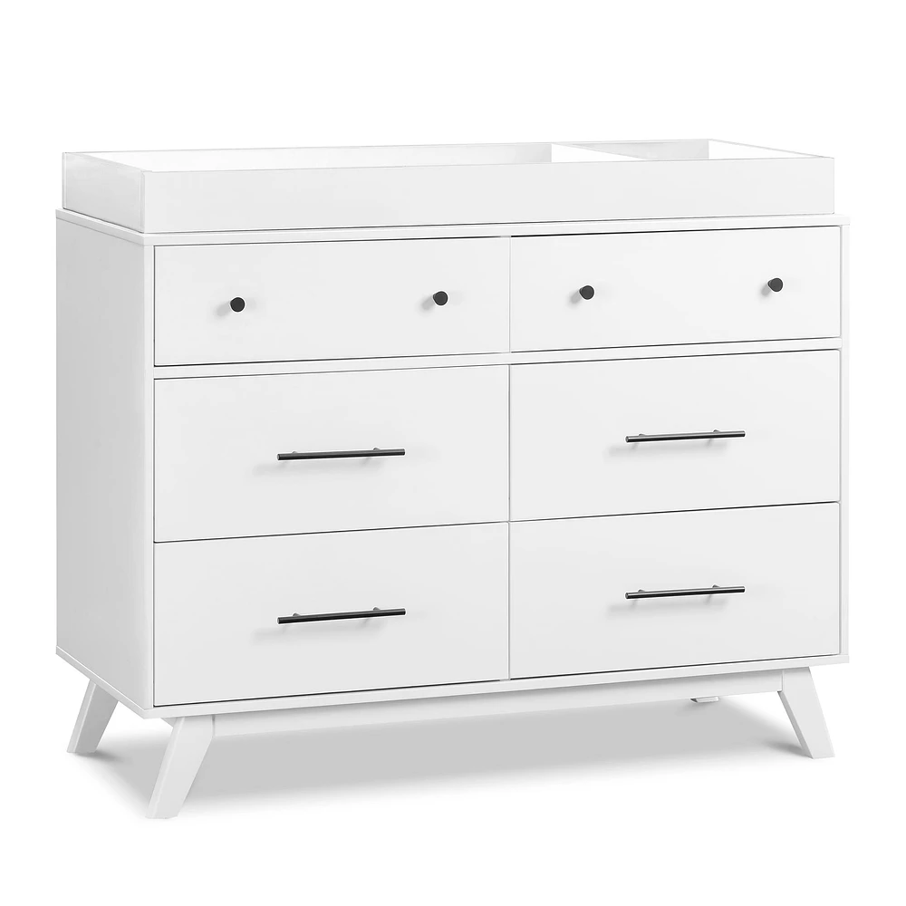 Otto 6-Drawer Dresser - White