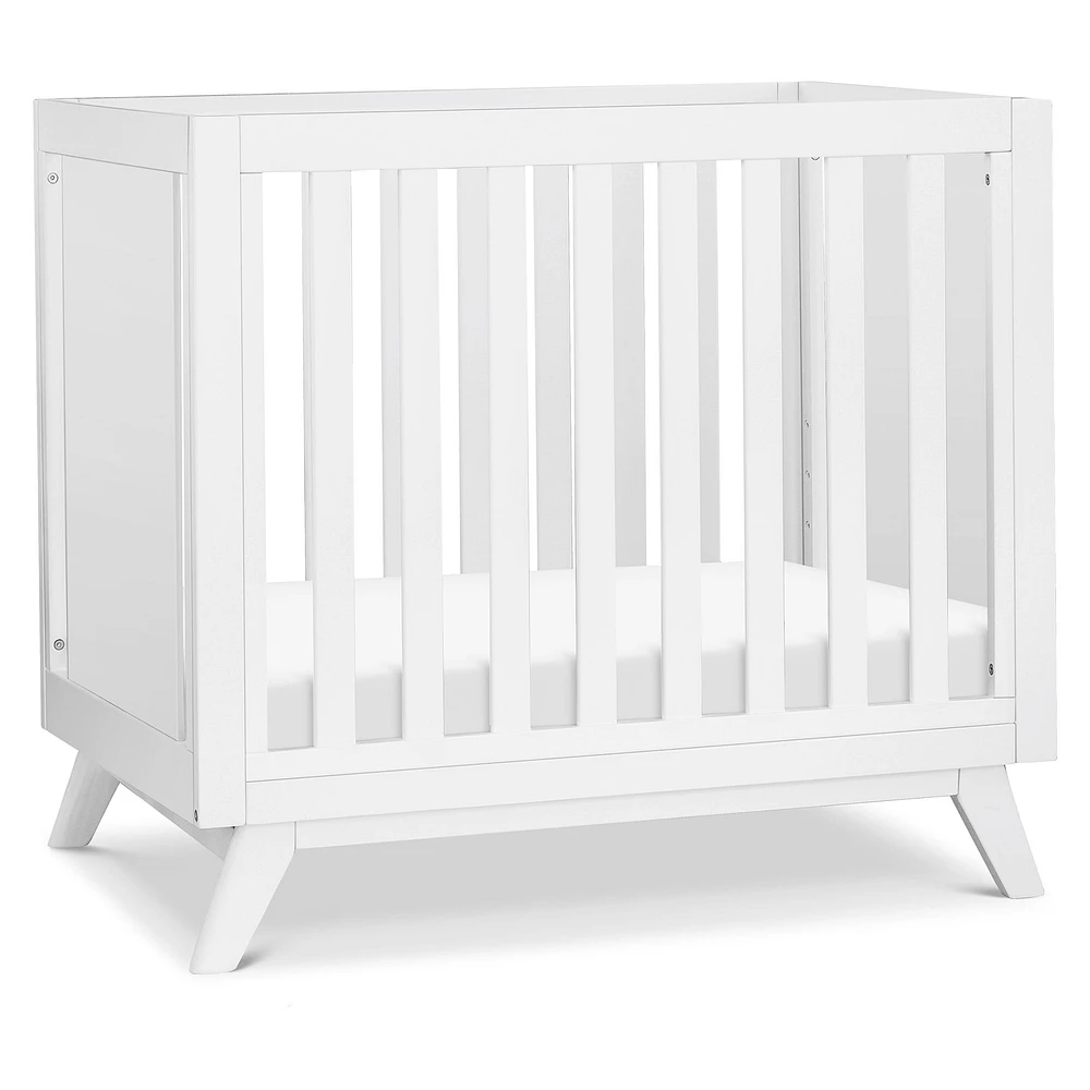 Mini Couchette Convertible Otto 3-en-1 (avec matelas de 4" inclus) - Blanc