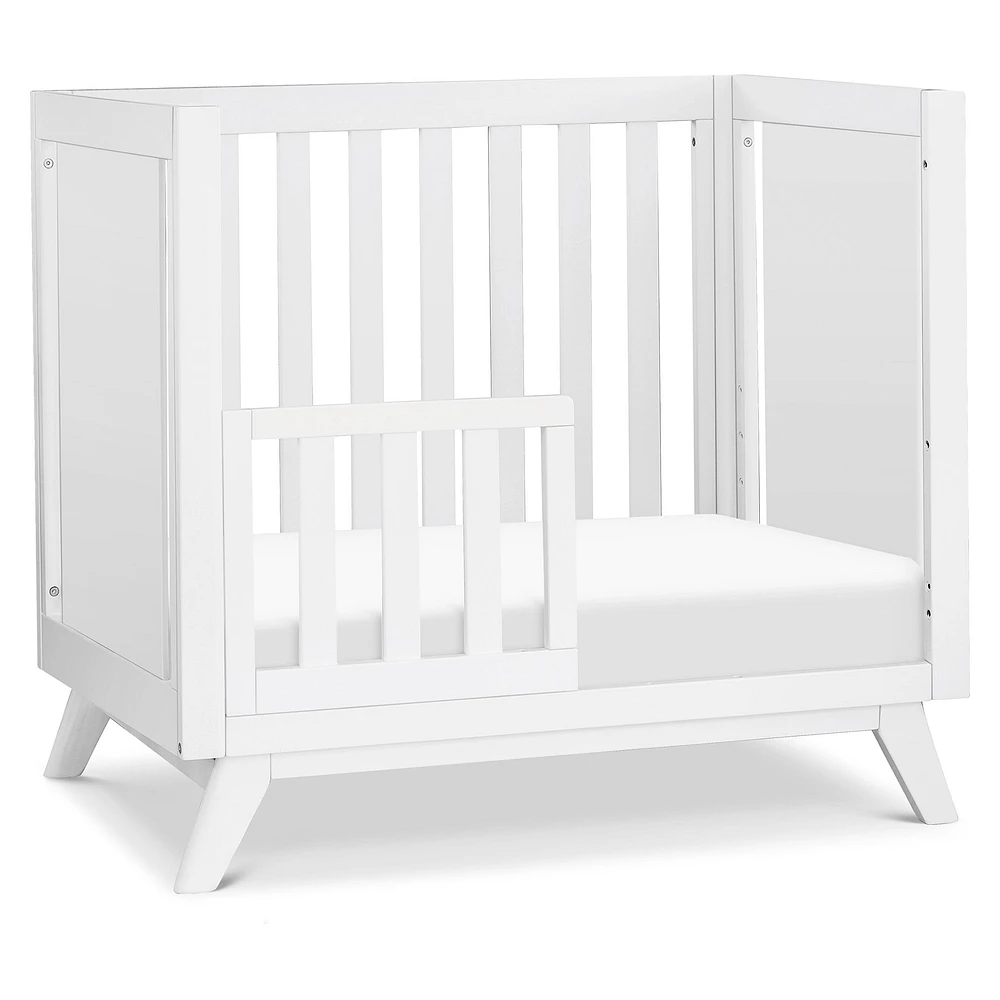 Mini Couchette Convertible Otto 3-en-1 (avec matelas de 4" inclus) - Blanc