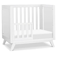 Mini Couchette Convertible Otto 3-en-1 (avec matelas de 4" inclus) - Blanc