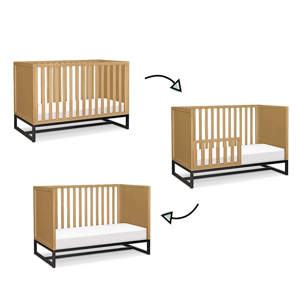 Couchette Convertible 4-en-1 Ryder - Miel