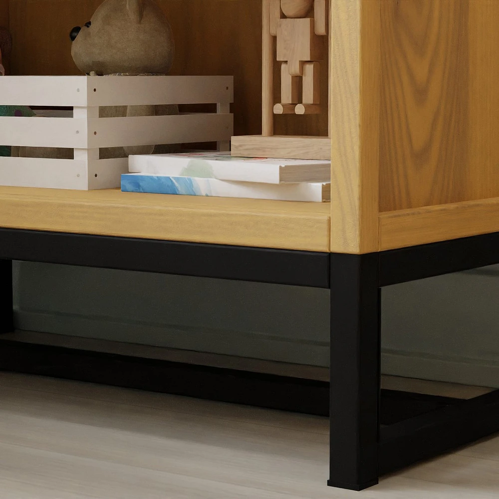 Ryder Convertible Cubby Changer & Bookcase - Honey