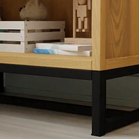 Ryder Convertible Cubby Changer & Bookcase - Honey