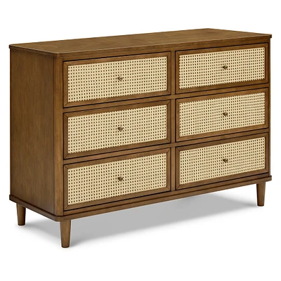 Commode 6 tiroirs noyer Marin