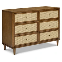 Commode 6 tiroirs noyer Marin