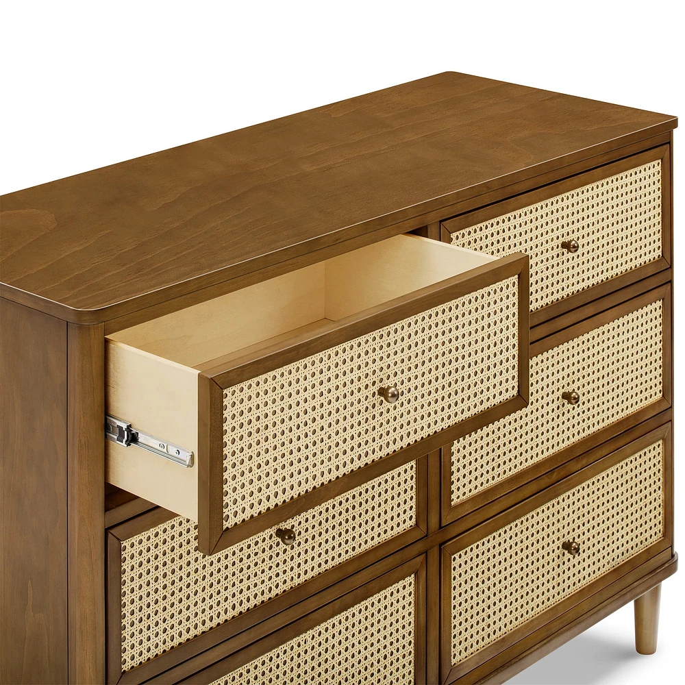 Commode 6 tiroirs noyer Marin
