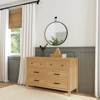Commode 6 Tiroirs Sawyer Farmhouse - Miel