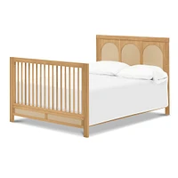 Eloise 4-in-1 Convertible Crib - Honey & Performance Sand Eco-Weave
