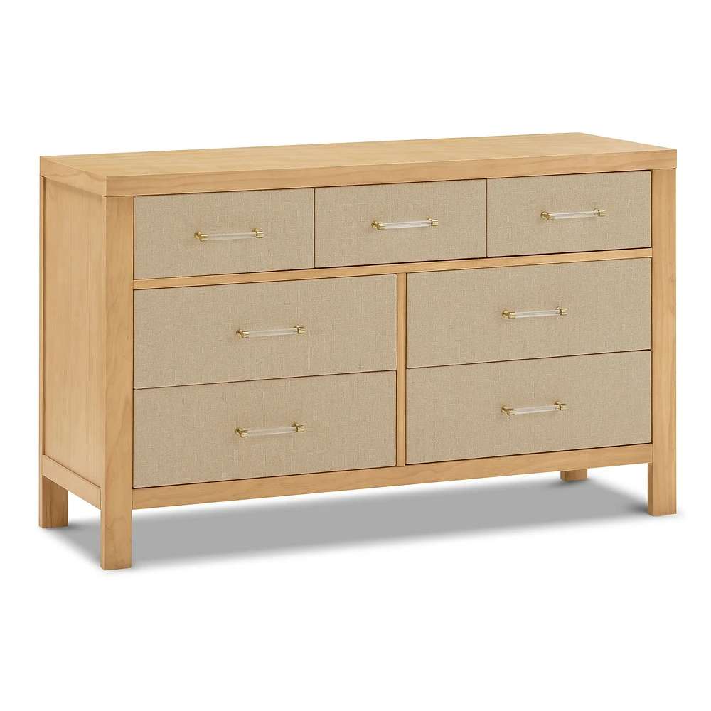 Commode 7 Tiroirs Eloise - Miel et Tissu Eco-Weave