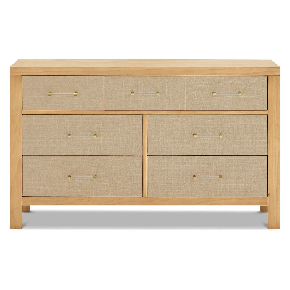 Commode 7 Tiroirs Eloise - Miel et Tissu Eco-Weave