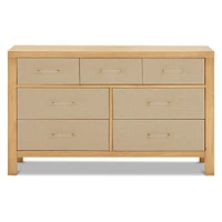 Commode 7 Tiroirs Eloise - Miel et Tissu Eco-Weave