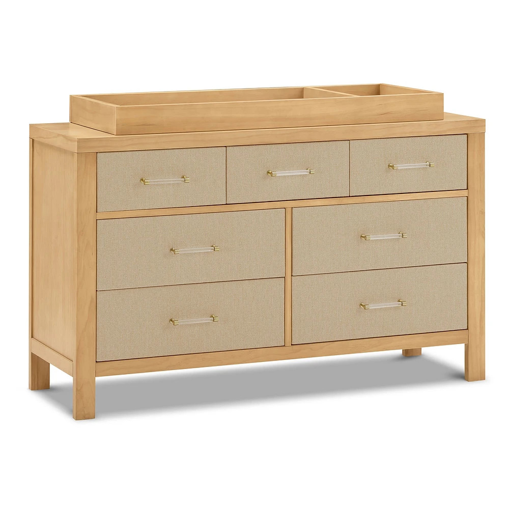 Commode 7 Tiroirs Eloise - Miel et Tissu Eco-Weave