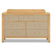 Commode 7 Tiroirs Eloise - Miel et Tissu Eco-Weave