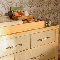 Commode 7 Tiroirs Eloise - Miel et Tissu Eco-Weave