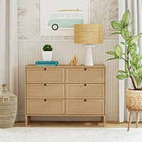 Margot 6-Drawer Dresser - Honey