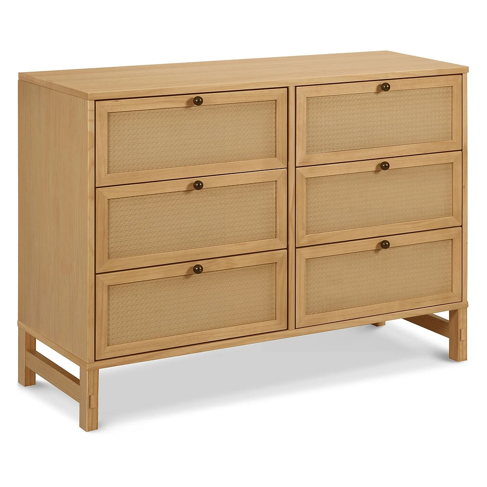 Margot 6-Drawer Dresser - Honey