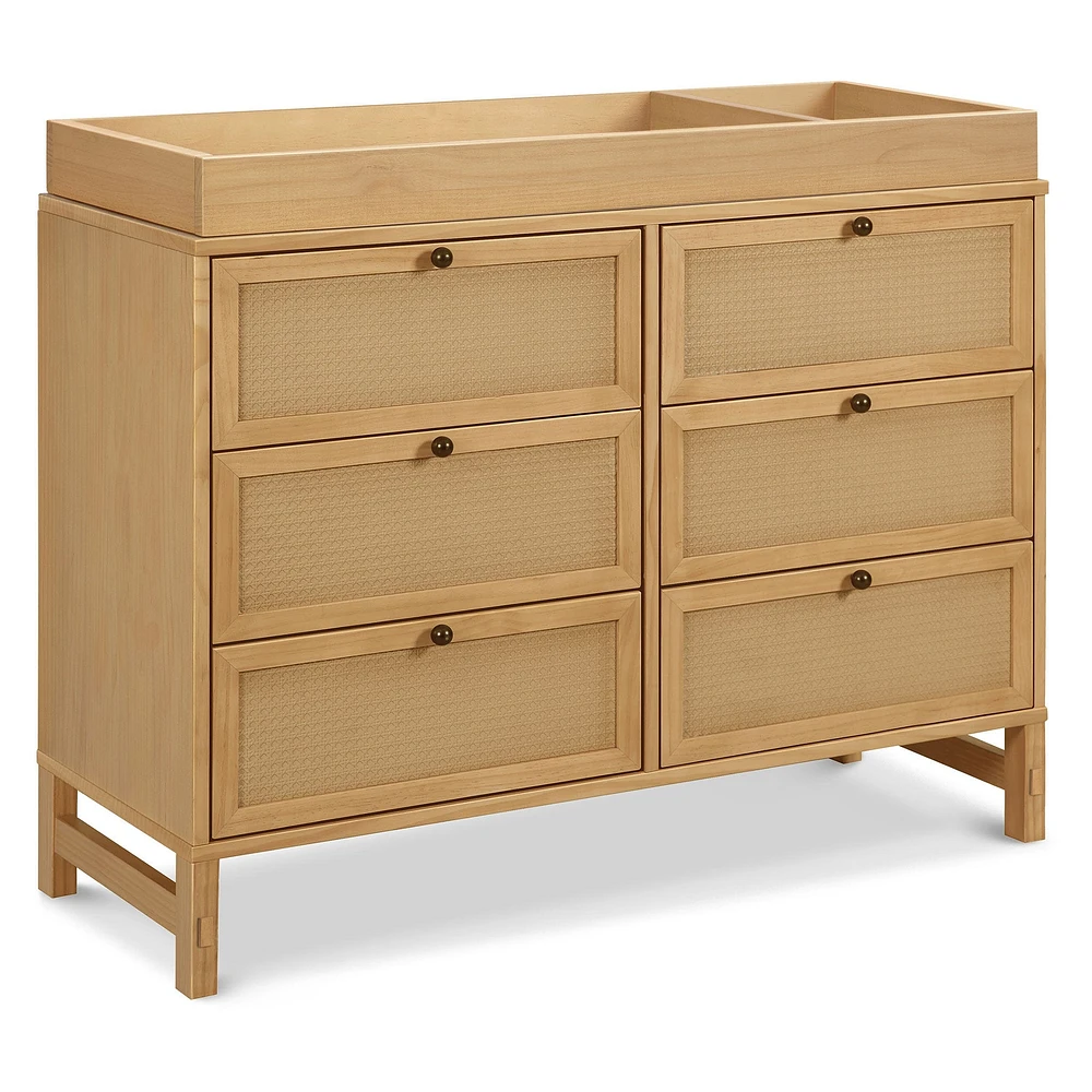 Margot 6-Drawer Dresser - Honey