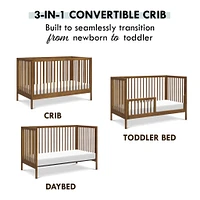 Couchette Convertible 3-en-1 Birdie - Noyer
