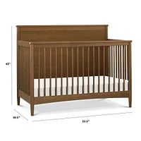 Frem 4-in-1 Convertible Crib - Walnut