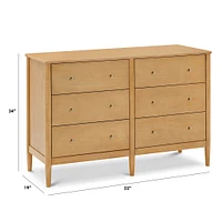 Commode 6 tiroirs Frem - Miel