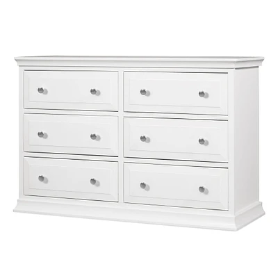 Commode Double 6 Tiroirs Signature Davinci - Blanc
