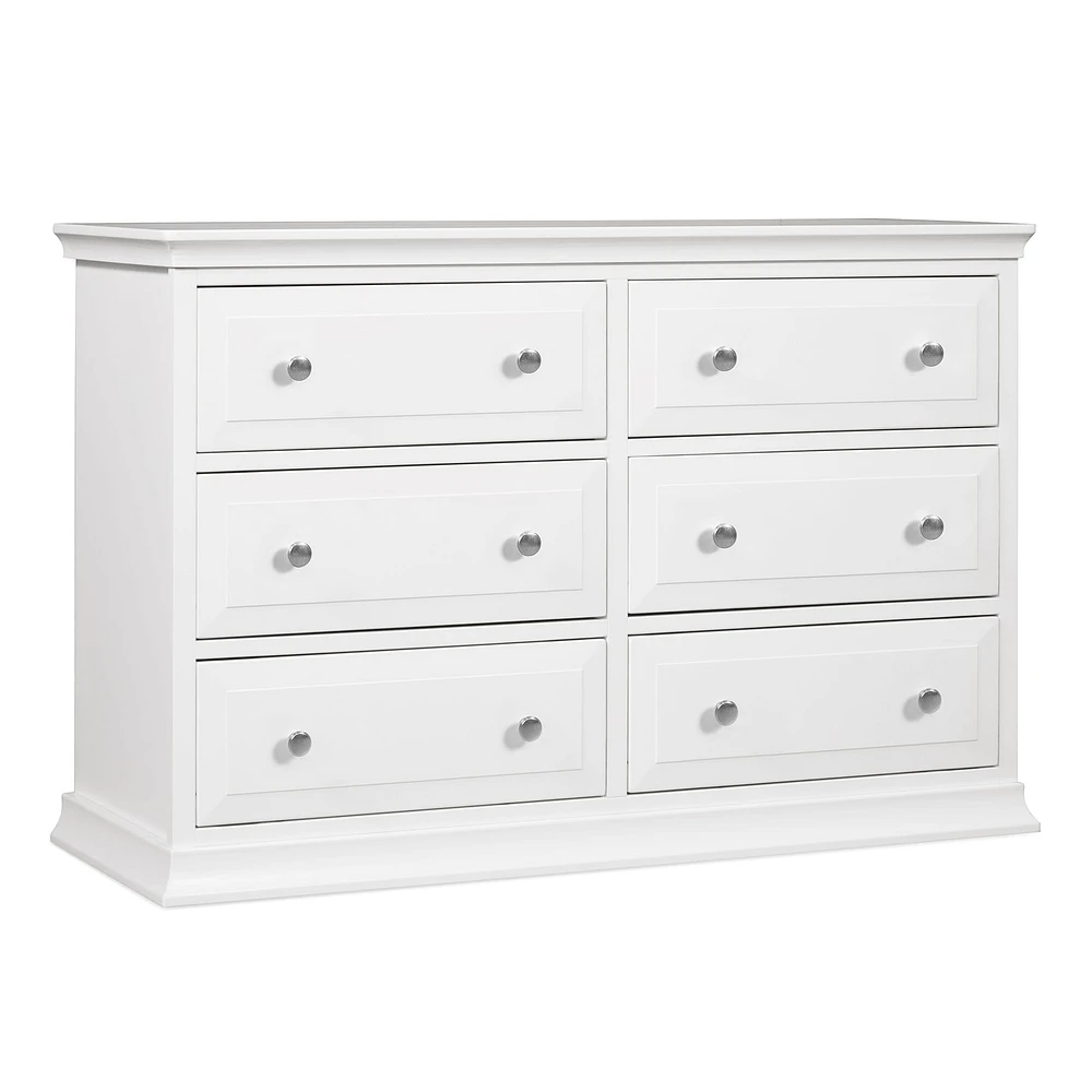 Commode Double 6 Tiroirs Signature Davinci - Blanc