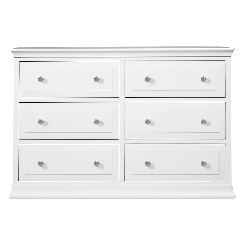Commode Double 6 Tiroirs Signature Davinci - Blanc