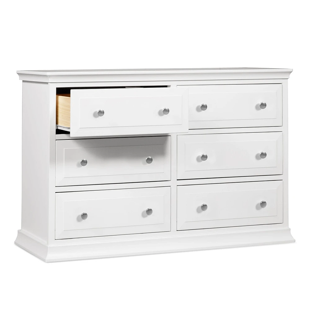 Commode Double 6 Tiroirs Signature Davinci - Blanc