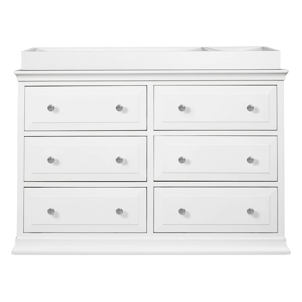 Commode Double 6 Tiroirs Signature Davinci - Blanc