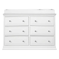 Commode Double 6 Tiroirs Signature Davinci - Blanc