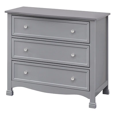 Kalani 3-Drawer Dresser - Grey Finish