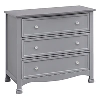 Kalani 3-Drawer Dresser - Grey Finish