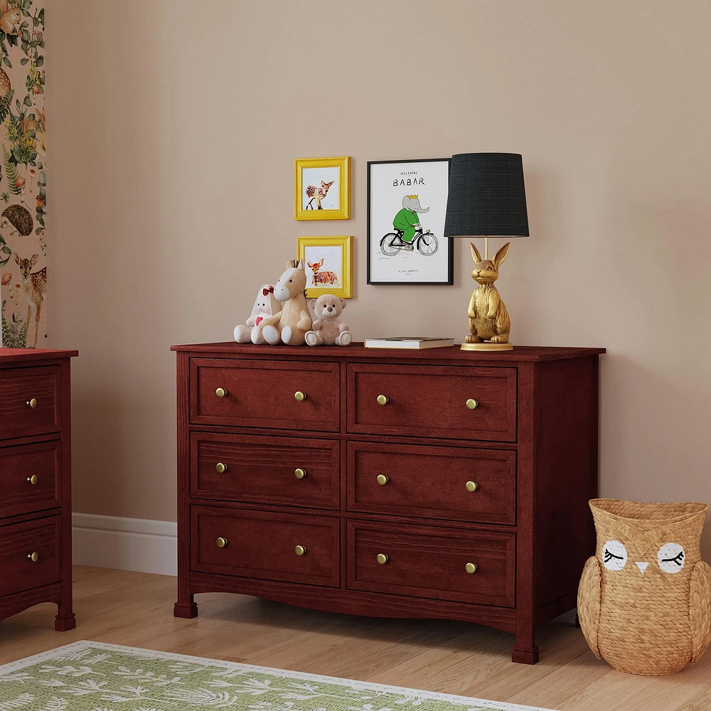Kalani 6-Drawer Double Wide Dresser