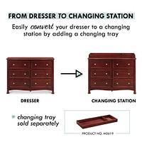 Kalani 6-Drawer Double Wide Dresser
