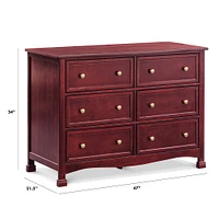 Kalani 6-Drawer Double Wide Dresser