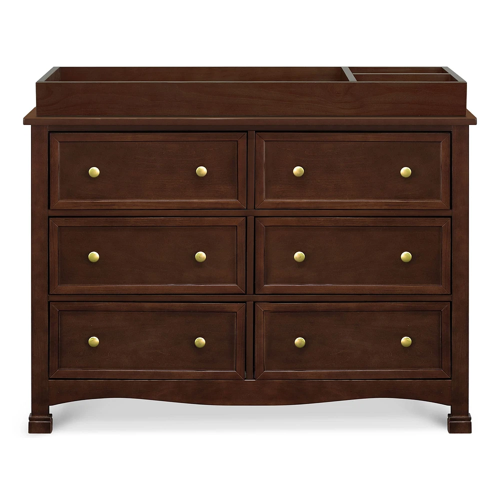 Commode 6 Tiroirs Kalani - Espresso