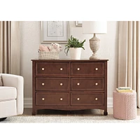 Commode 6 Tiroirs Kalani - Espresso